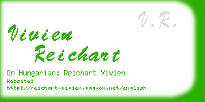 vivien reichart business card